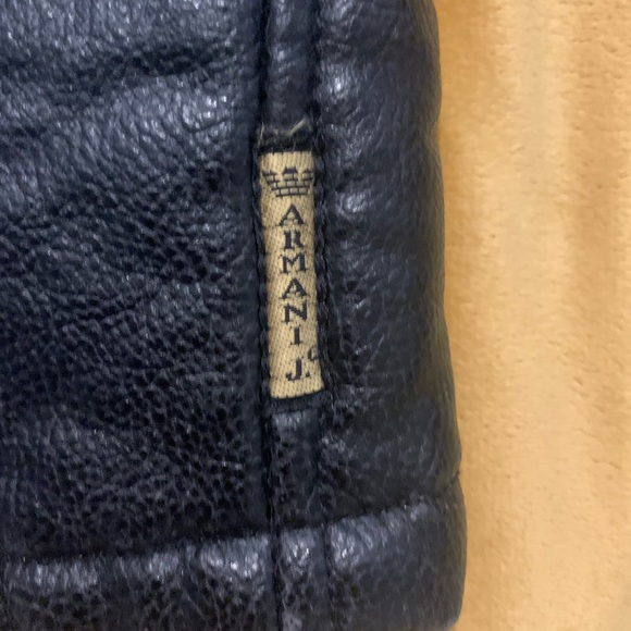 Armani leather jacket gently used - Picture 7 of 16